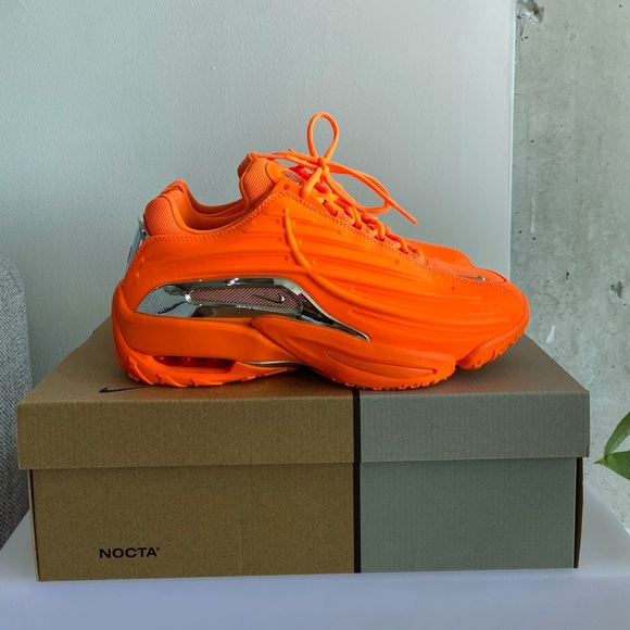 Nike x Nocta Hotstep 2 Mens Sz 8.5 Total Orange/Chrome (New) - Picture 4 of 7